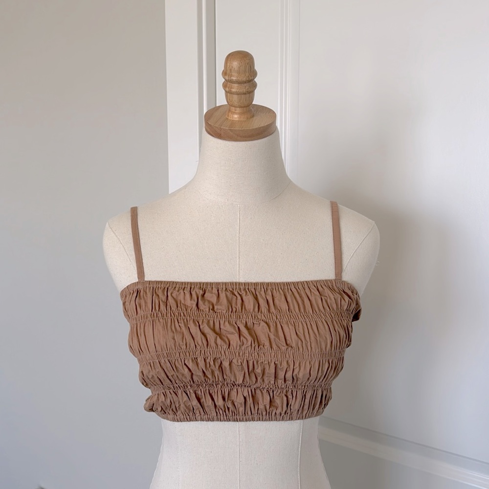 FAITHFULL THE BRAND | Liya Top - Hazelnut | Size: Small